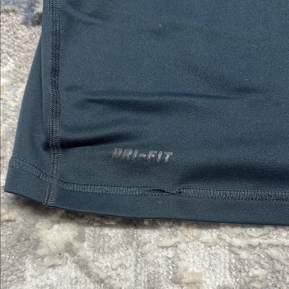 Nike Dri-FIT Quarter Zip Pullover Long Sleeve Shirt Men’s Size L Gray - Picture 5 of 6